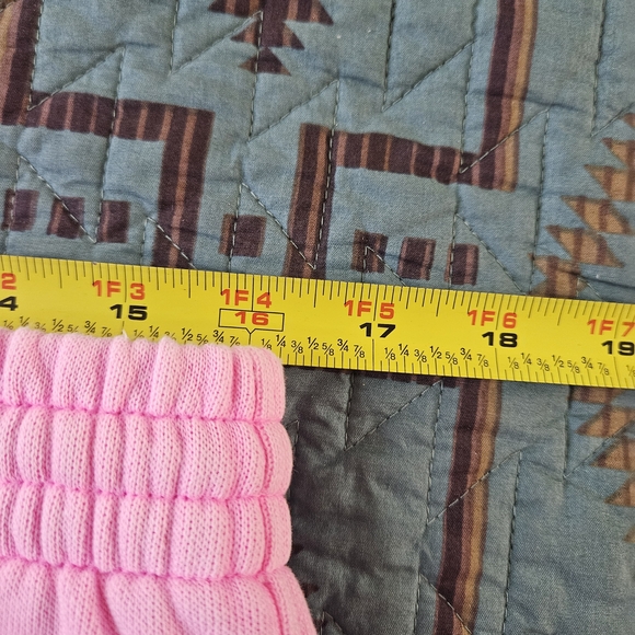 Pink Victoria Secret Wide-Leg Drawstring Lounge Pants - Picture 5 of 6